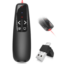 Load image into Gallery viewer, [2 in 1 USB C/A] Presentation Clickers, Powerpoint Clicker Wireless Presenter Remote, Presentation Pointer PPT Slideshow Advancer Remote Control Slide Clicker for Mac, Computer