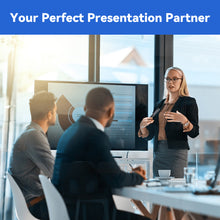 Load image into Gallery viewer, Presentation Clicker Wireless Presenter Remote, PowerPoint Clicker Computer Clicker with Red Light, Clickers for PowerPoint Presentations Slide Advancer with Volume Control for Mac/Laptop/Computer