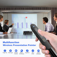 Load image into Gallery viewer, Presentation Clicker PowerPoint Clicker with Laser Pointer, Wireless Presenter Remote Slide Clicker for Powerpoint Presentations for Mac, Keynote, Computer, Laptop